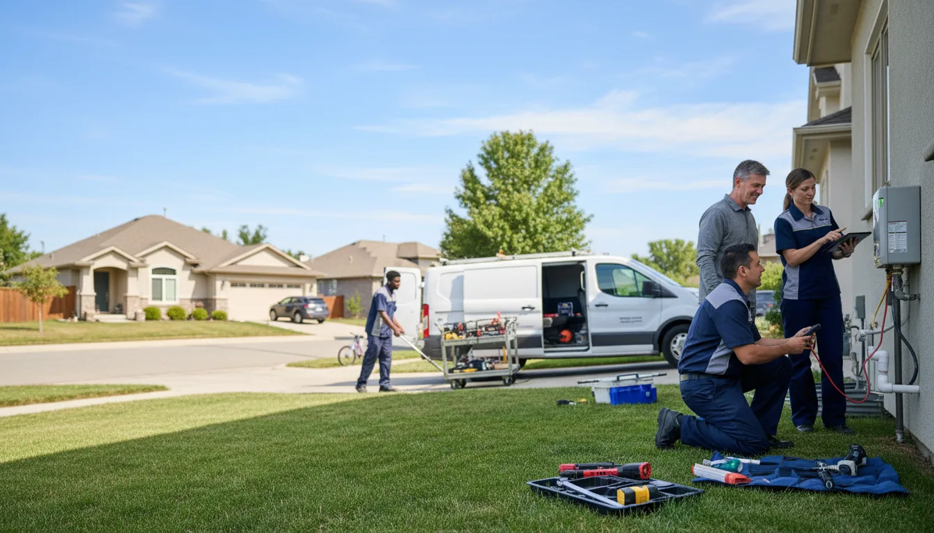 Tankless water heater service in Brownsville, MN